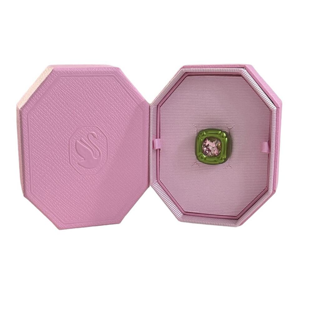 Swarovski Dulcis Cocktail Ring sizen 60 / 9 Green New